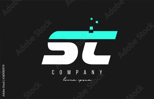 sc s c alphabet letter logo combination in blue and white color. Creative icon design for business and company