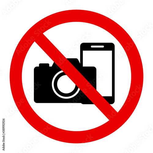 zakaz fotografowania i używania telefonu
