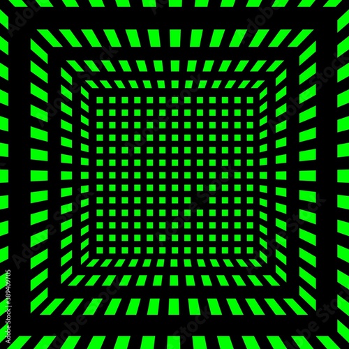 rectangular shapes in shades of neon green and black colours patterns and deigns