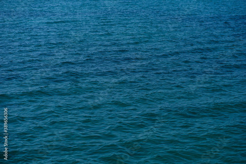 Blue sea surface texture background