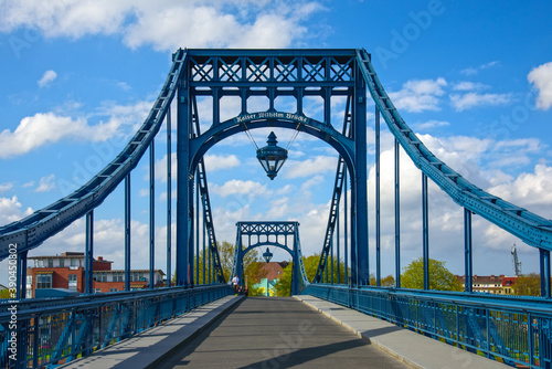 Kaiser Wilhelm Brücke Wilhelmshaven - Germany / Niedersachsen - Built between 1905 and 1907 Landmark of the city of Wilhelmshaven