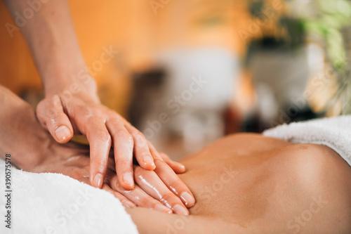 Ayurveda Stomach Massage
