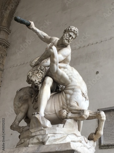 statue of Hercules slaying the centaur