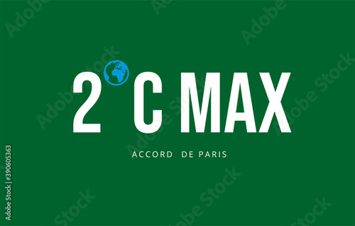 accord de paris, 2°C max