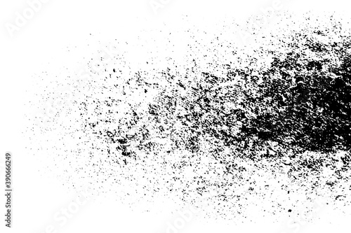 Splatter drippy spray. Paint brush airbrush texture. Effect paintbrush spatter. Design element dot splash. Gradient pattern. Grafitti dirty spill. Abstract drip spot isolated on background. Vector