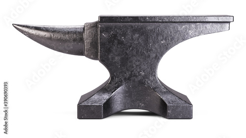 Old black anvil