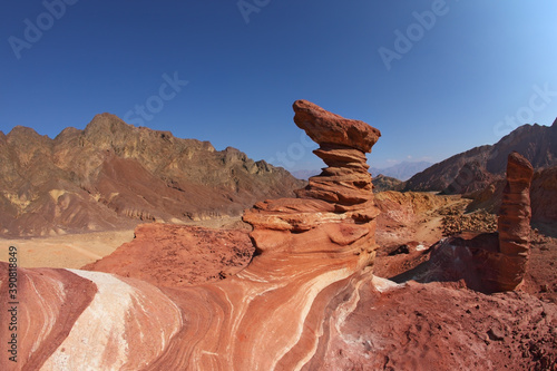 Interesting forms of sandstone - hoodoos