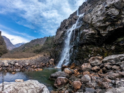 Jung Waterfall Tawang, Arunachal Pradesh India