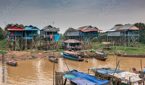  Floating village in Siem Reap, Cambodia.