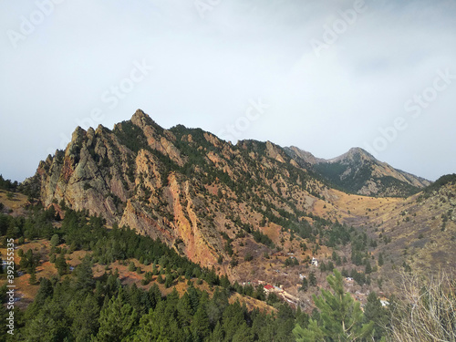 Cloudy day in the mountains. Eldorado Springs. Colorado