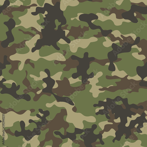 camouflage military pattern green background seamless street design. ornament