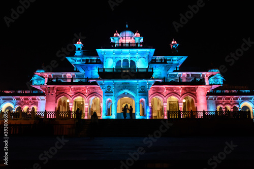 Albert Hall (Central Museum), Jaipur. It is located in Ram Niwas Garden in Jaipur. 