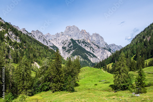 Blick auf die Bindalm im Berchtesgadener Land