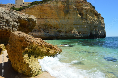 Piękna plaża w portugalii (Algarve)