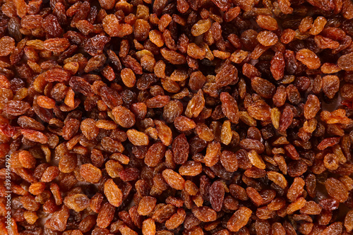 raisin background- dried fruit top view