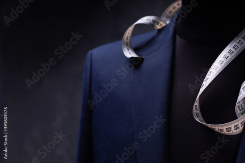 suit jacket on male tailor mannequin
