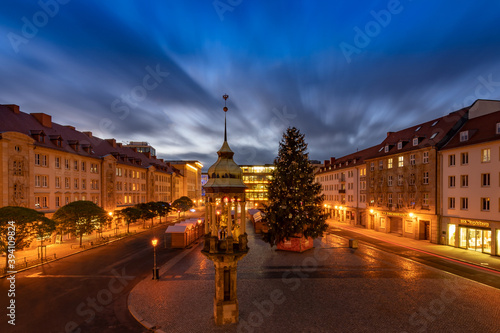 Weihnachtlicher Alter Markt in Magdeburg