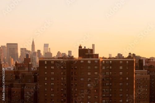 Housing projects at downtown Manhattan, New York City