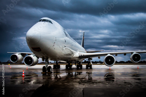 airplane in the airport