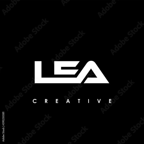 LEA Letter Initial Logo Design Template Vector Illustration