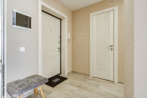 door in modern entrance hall of corridor in apartments