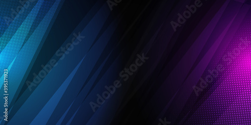 Abstract game background with blue pink light. Suit for e-sport and gaming competitiong. 