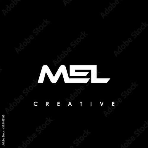 MEL Letter Initial Logo Design Template Vector Illustration