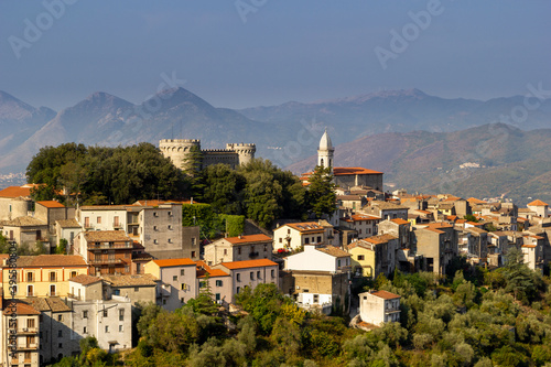 Monteroduni italian tipycal mountain village