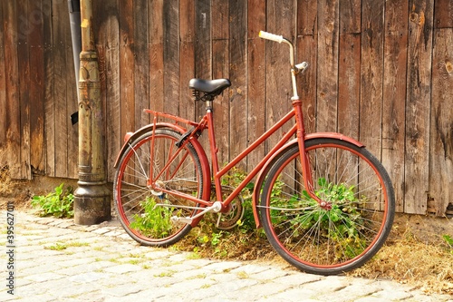 Old Red Bicycle