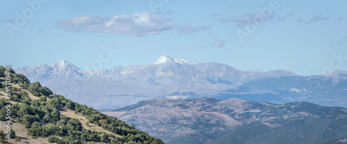 Monti della Laga range, from Goriano Sicoli, Abruzzo, Italy