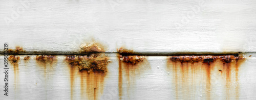 Rust of metals.Corrosive Rust on old iron.Use as illustration for presentation.Background rust texture as a panorama. 