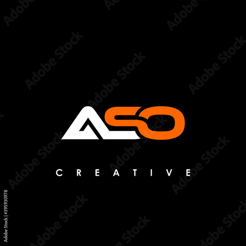 ASO Letter Initial Logo Design Template Vector Illustration