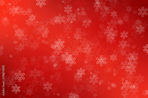 Bokeh backgroundwith christmas or snowflakes theme.