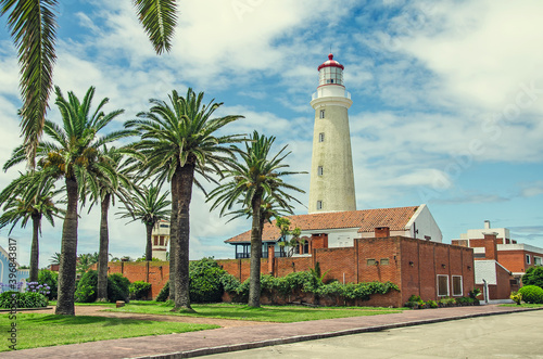 Beatiful lighthouse in Punta del Este, Uruguay