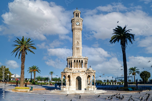 Historical old clock tower, Izmir -Turkey