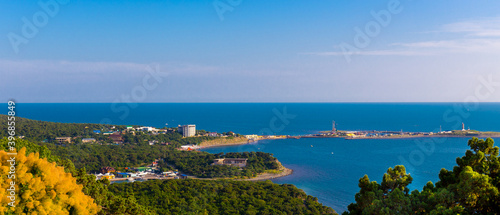 Beautiful seascape at summer day, Black Sea.