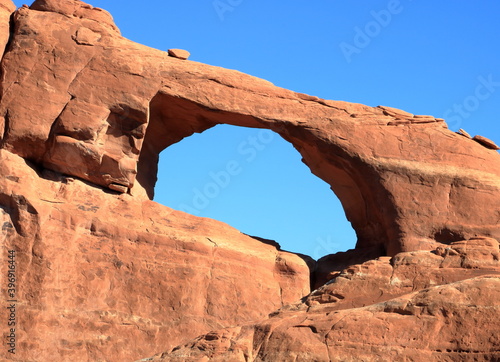 Close-up view of Skyline Arch, Arches National Park