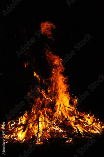 One of the best-known midsummer or St. John's Day ritual in Estonia is the lighting of the bonfire and jumping over it to guarantee prosperity and avoid bad luck.