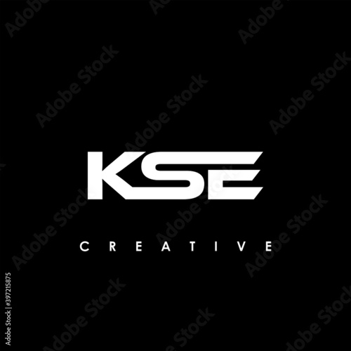 KSE Letter Initial Logo Design Template Vector Illustration 