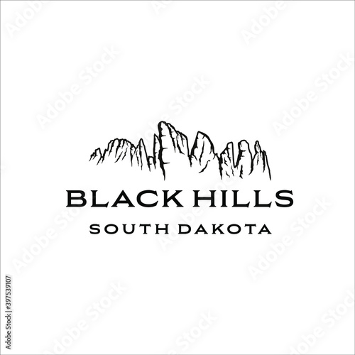 Black hills south dakota mountain ranges