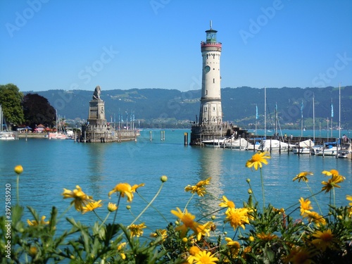 Germany , Lindau , Bavaria , Bodensee , Lake Constance , Lighthouse
