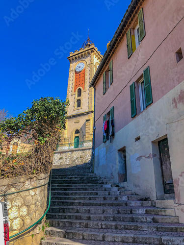 old street in the old town Aubagne France