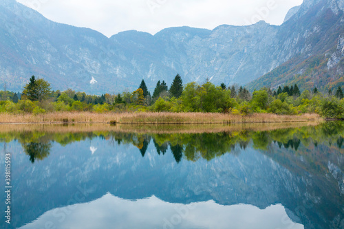 Lake Bohinj, Triglav National Park, Julian Alps, Municipality of Bohinj, Slovenia, Europe