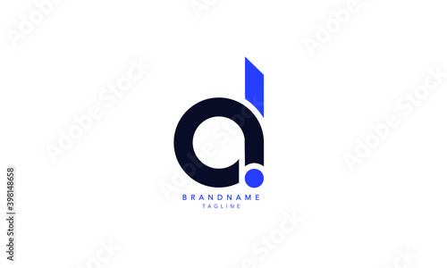 Alphabet letters Initials Monogram logo DA, AD, D and A