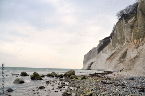 Møns Klint Dania, białe klify w regionie Zelandia