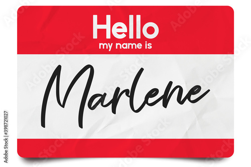 Hello my name is Marlene