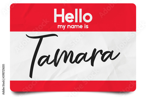 Hello my name is Tamara