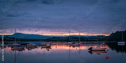 Boats at Surise in bantry Ireland