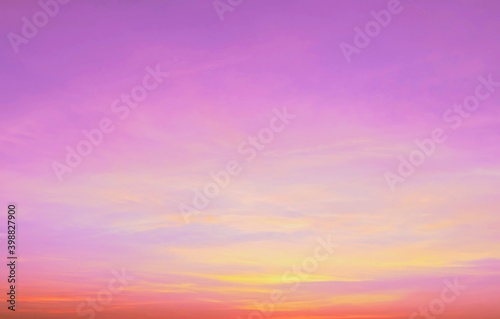 sky,Pink sky,peaceful nature sunlight background,Pastel color pink and purple sky at sunset