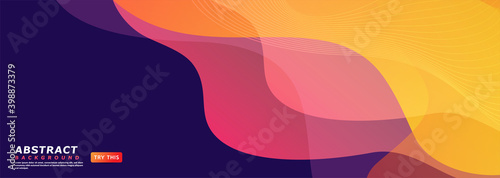 Abstract Dynamic Colorful Background Design. Usable for Background, Wallpaper, Banner, Poster, Brochure, Card, Web, Presentation.